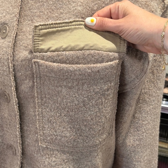 Banana Republic Beige Wool Utility Shirt Jacket - Picture 5 of 7